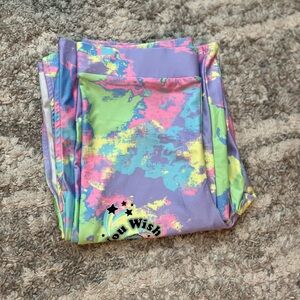 H&M Divided Care Bears Tie-Dye Leggings